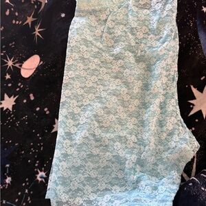 Torrid Light Blue Lace Shorts